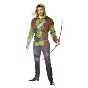 California Medieval Outlaw Adult Mens Costume Size L (36-38) Halloween New